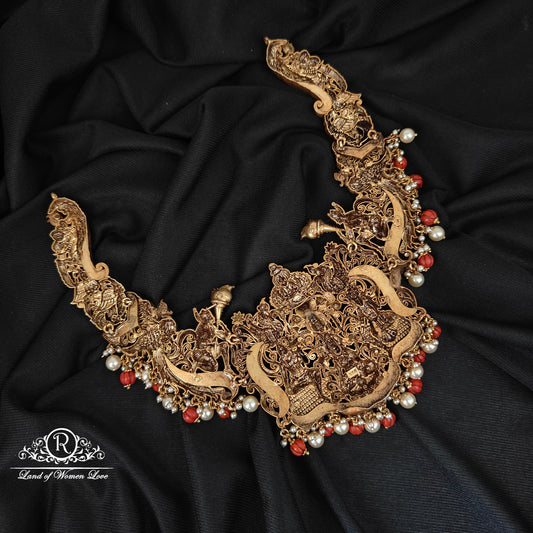 92.5-SILVER 3DDESGIN LORD SIVA DESGIN NECKLACE-RCAZ05