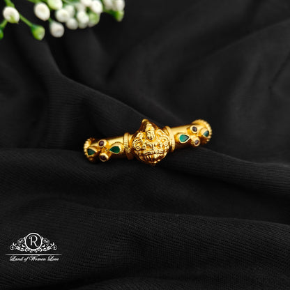 92.5 Silver With Gold Polish Bangle Top-RCR143