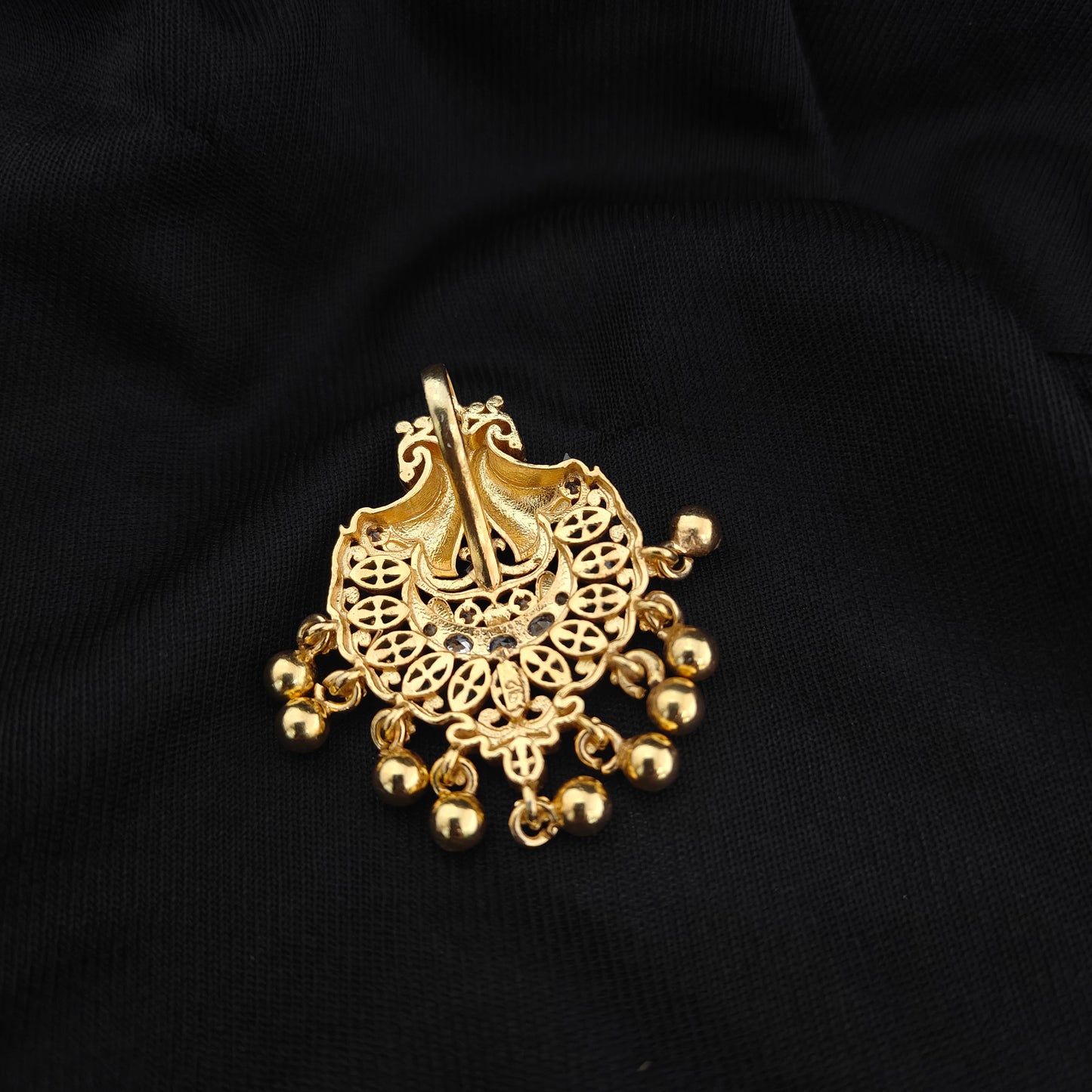 92.5 Silver with gold polish pendant -RCH1318