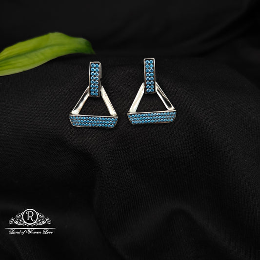 92.5 SILVER  EARRINGS-RCG328-2