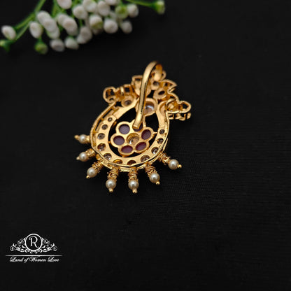 92.5 Silver Stone Pendant-RCCP479
