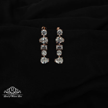 92.5 SILVER ROSEGOLD EARRINGS-RCG303