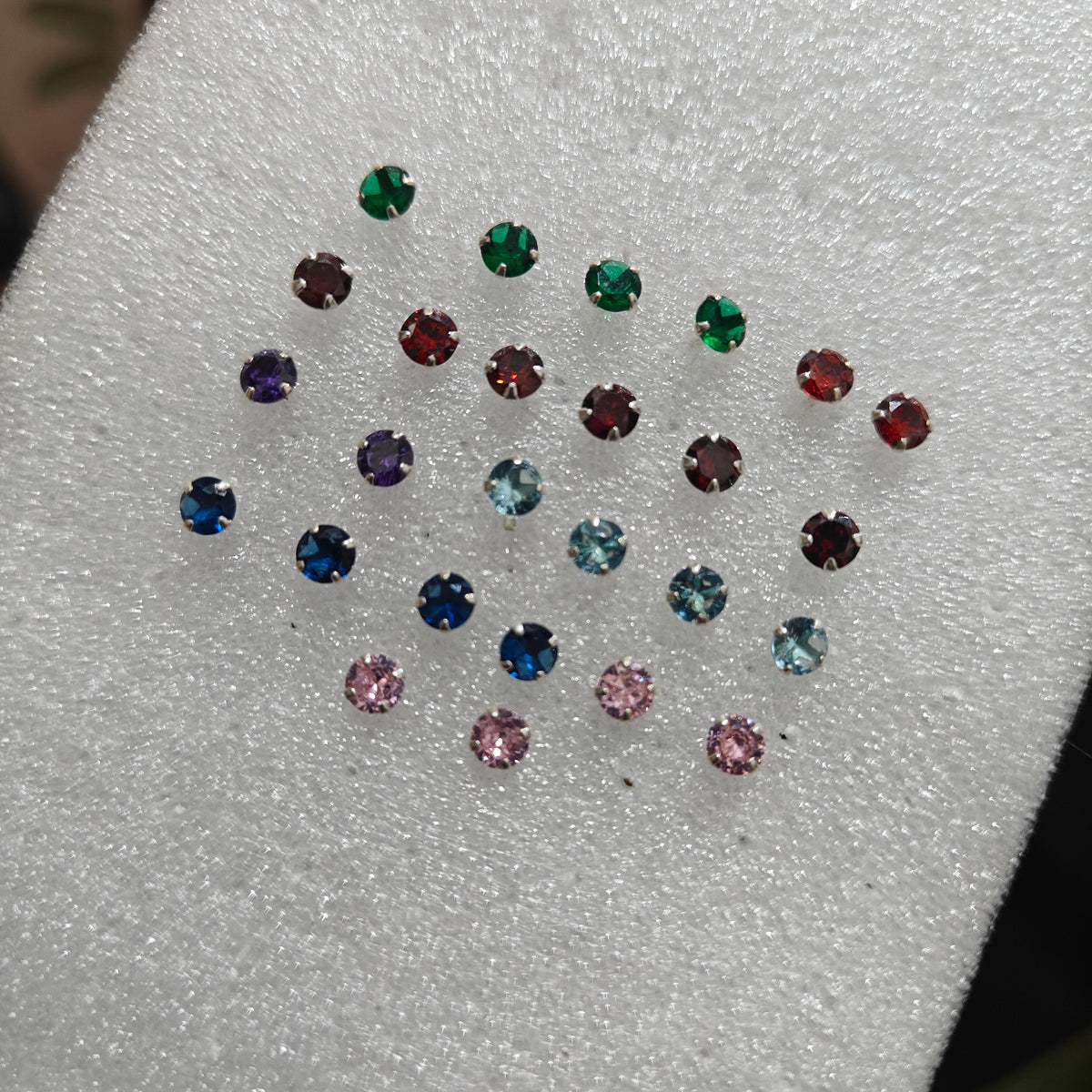92.5 silver simple and Cute earrings - RCHS49