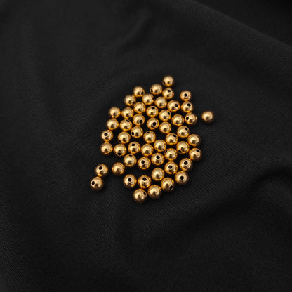 92.5 silver 5.5mm gold balls -RCAA18
