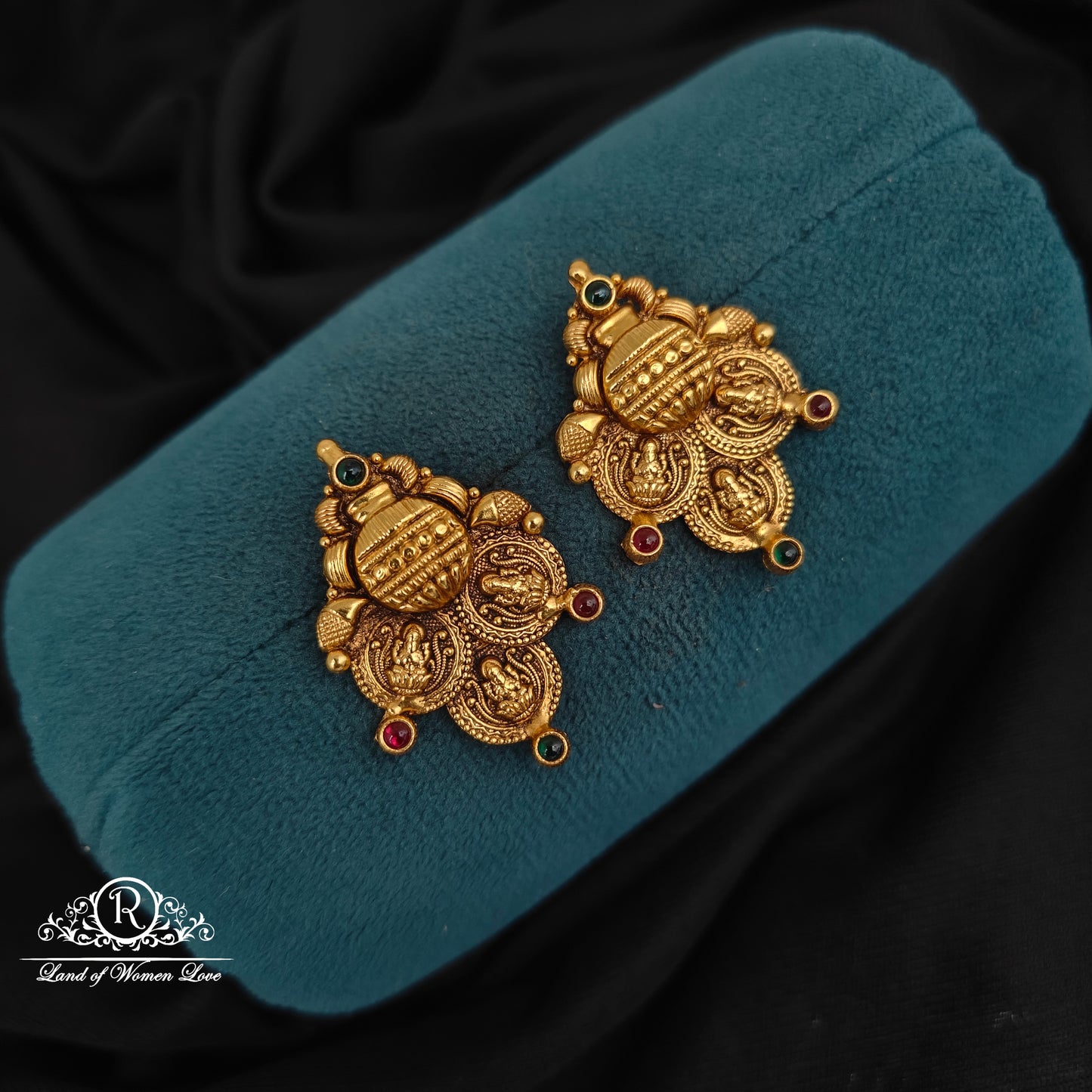 92.5-SILVER PEACOCK EARRINGS-RCM1506