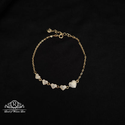 92.5 SILVER GOLDBRACELET -RCG349