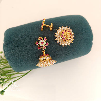 92.5 Silver handmade jumkas-RCK309