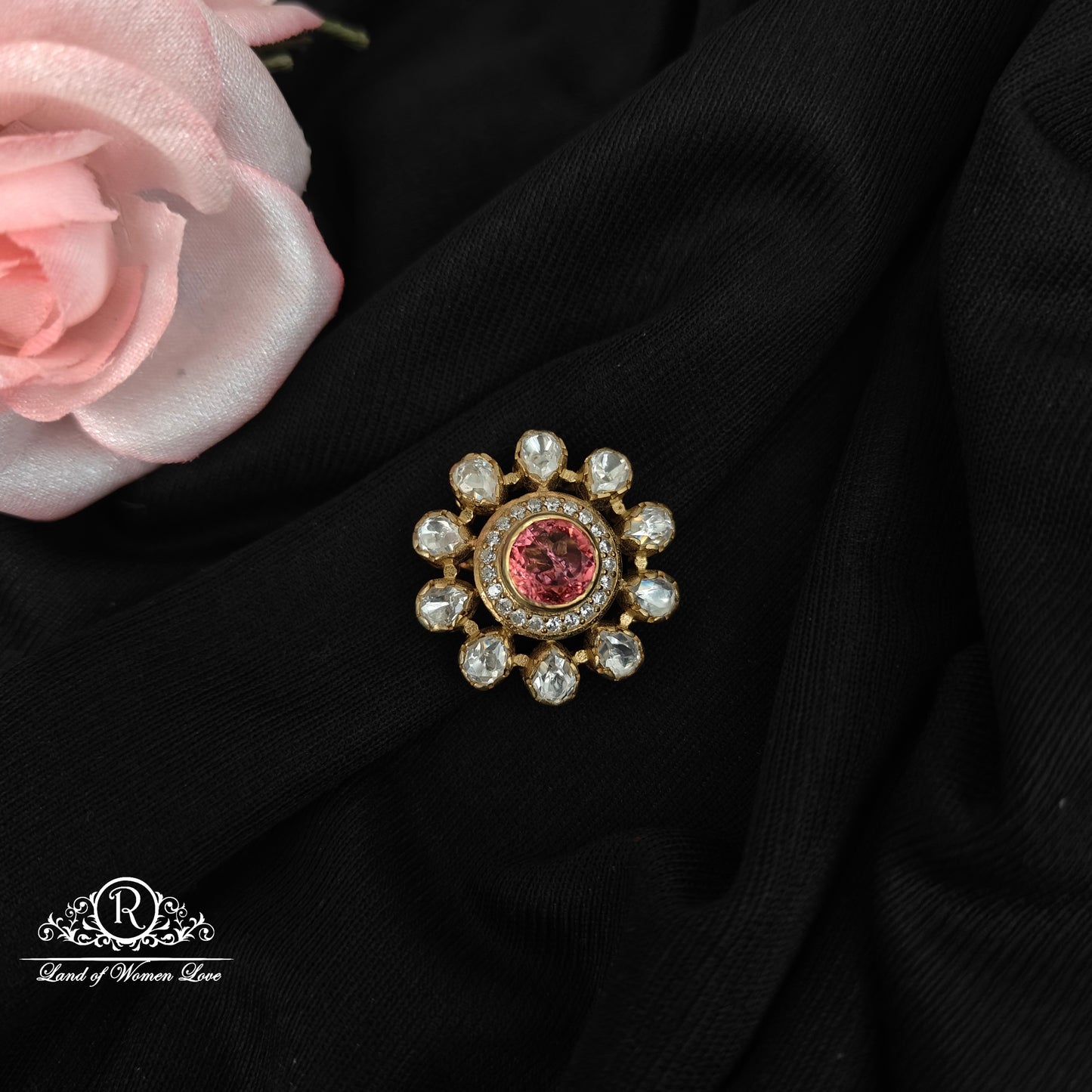 92.5 silver mossinate pendent -RCMJ267