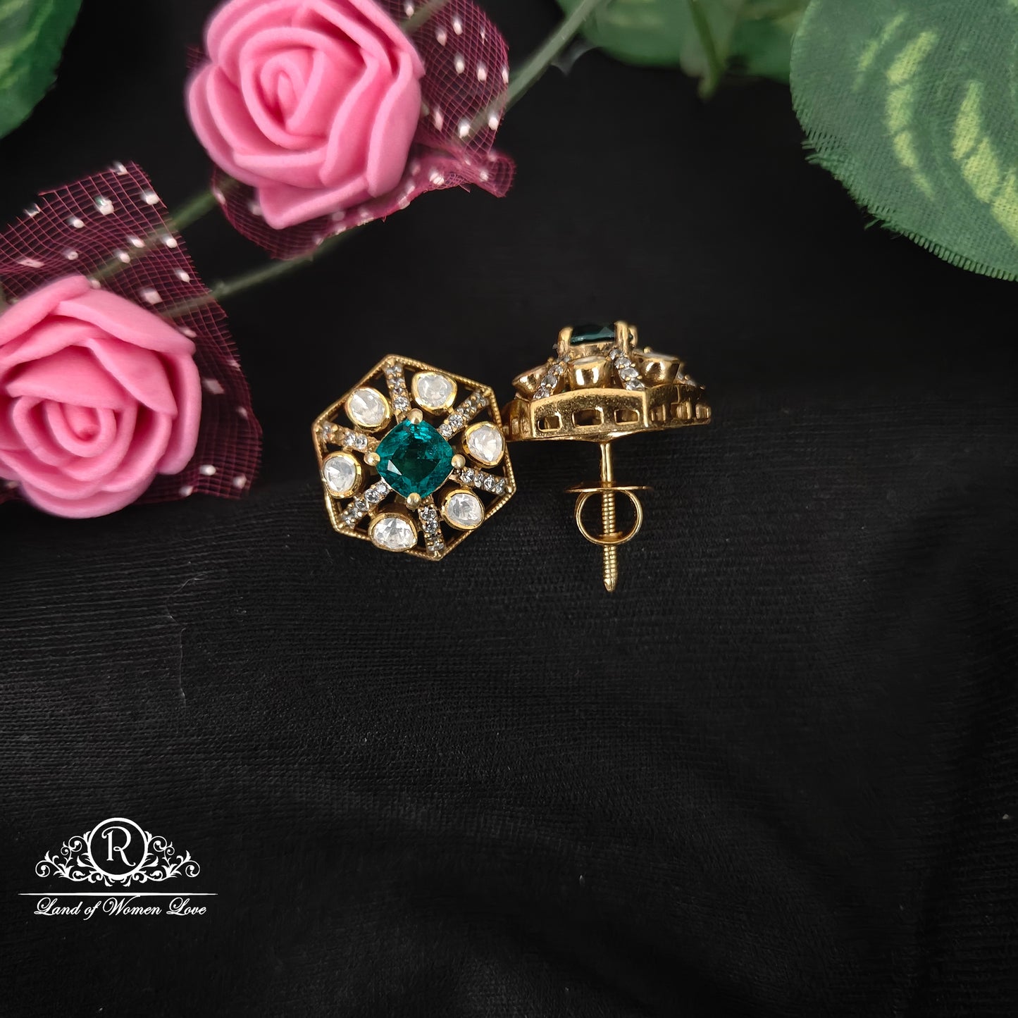 92.5-SILVER MOISSANITE EARRINGS-RCMJ192