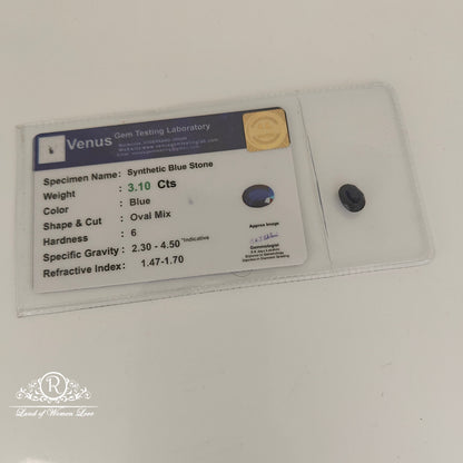 Synthetic blue stone -RCJM353