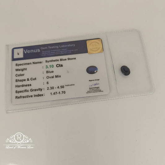 Synthetic blue stone -RCJM353