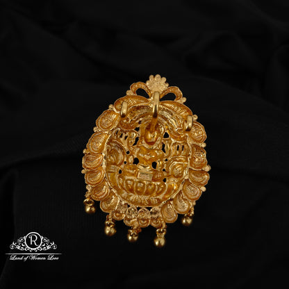 92.5-SILVER LAKSHMI DEVI PENDANT-RCZ970