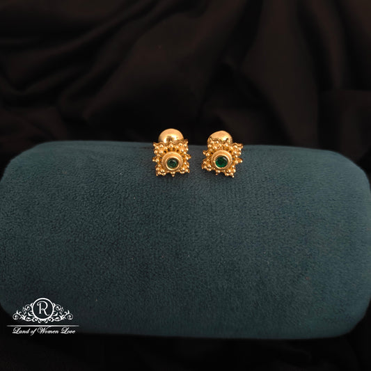 92.5 SILVER SMALL EARRINGS-RCZP054