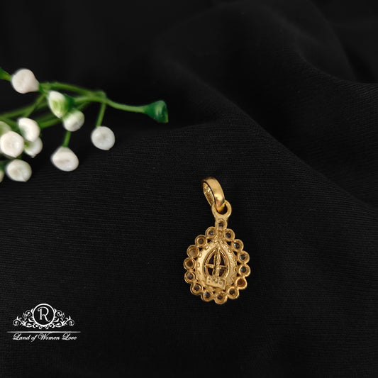 92.5 SILVER GOLD POLISH PENDANT-RCH1076