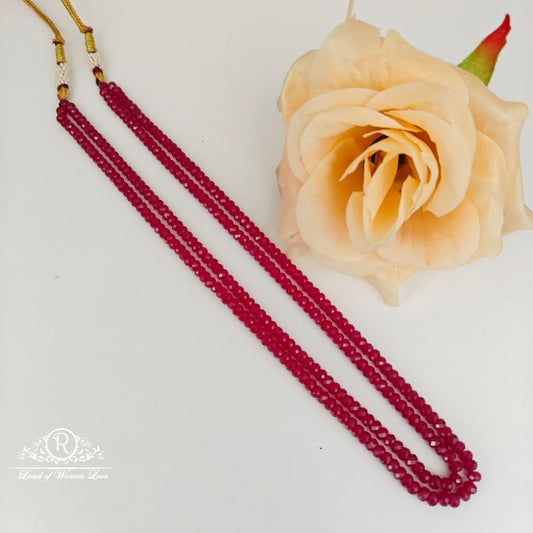 Ruby mala 2 lines chain-RCH1212