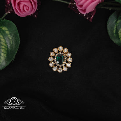 92.5-SILVER MOISSANITE SIDE LOCKET-RCMJ180