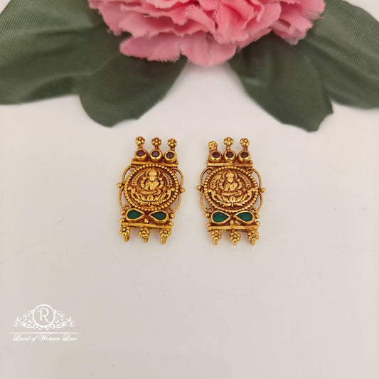 92.5-SILVER LAKSHMI DEVI  SIDE LOCKETS -RCZ1050