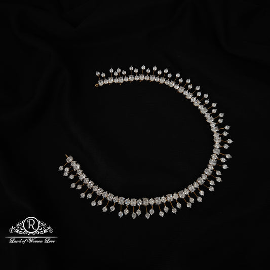 92.5-SILVER CZ NECKLACE-RCH1139