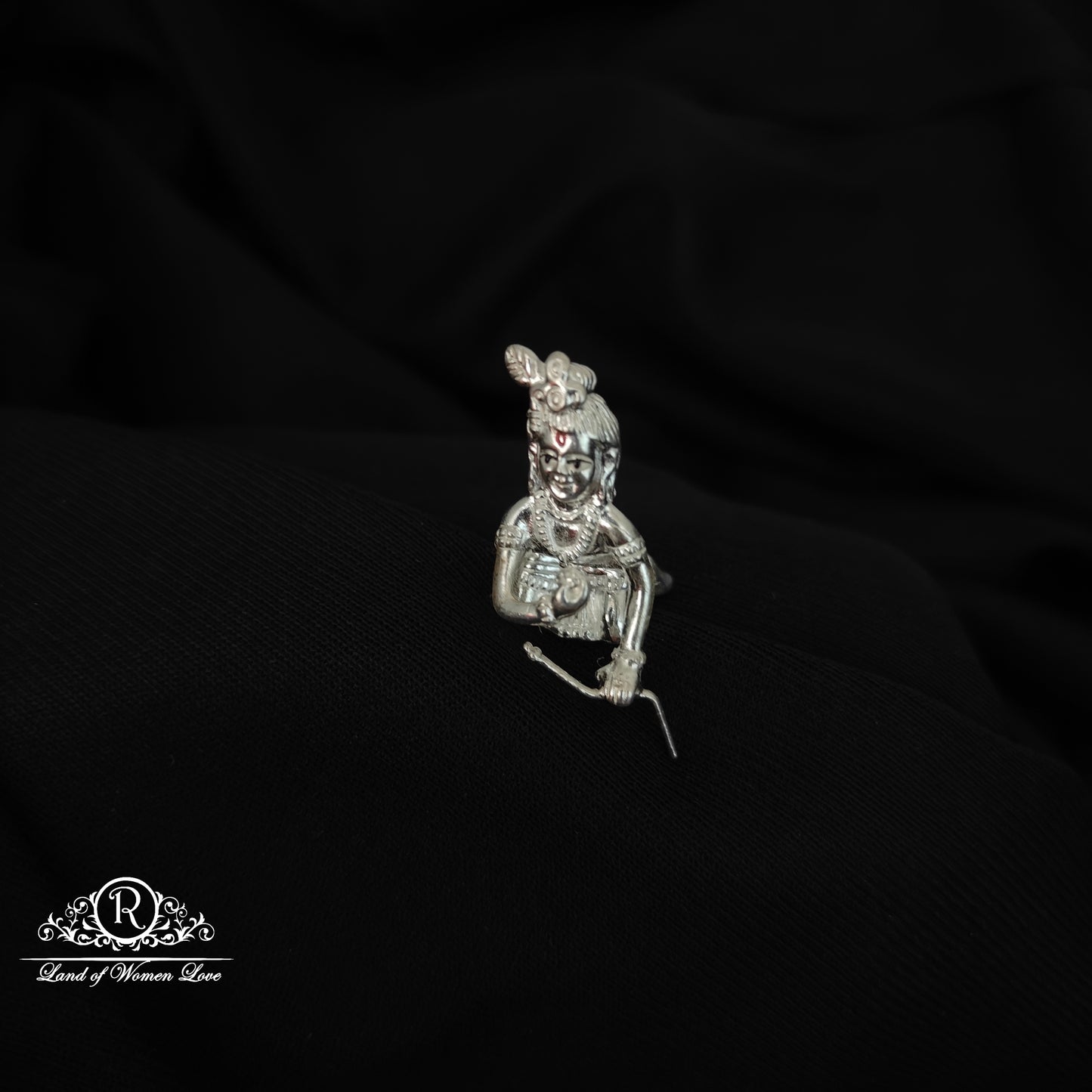 SILVER GOPAL KRISHNA IDOL-RCRS104