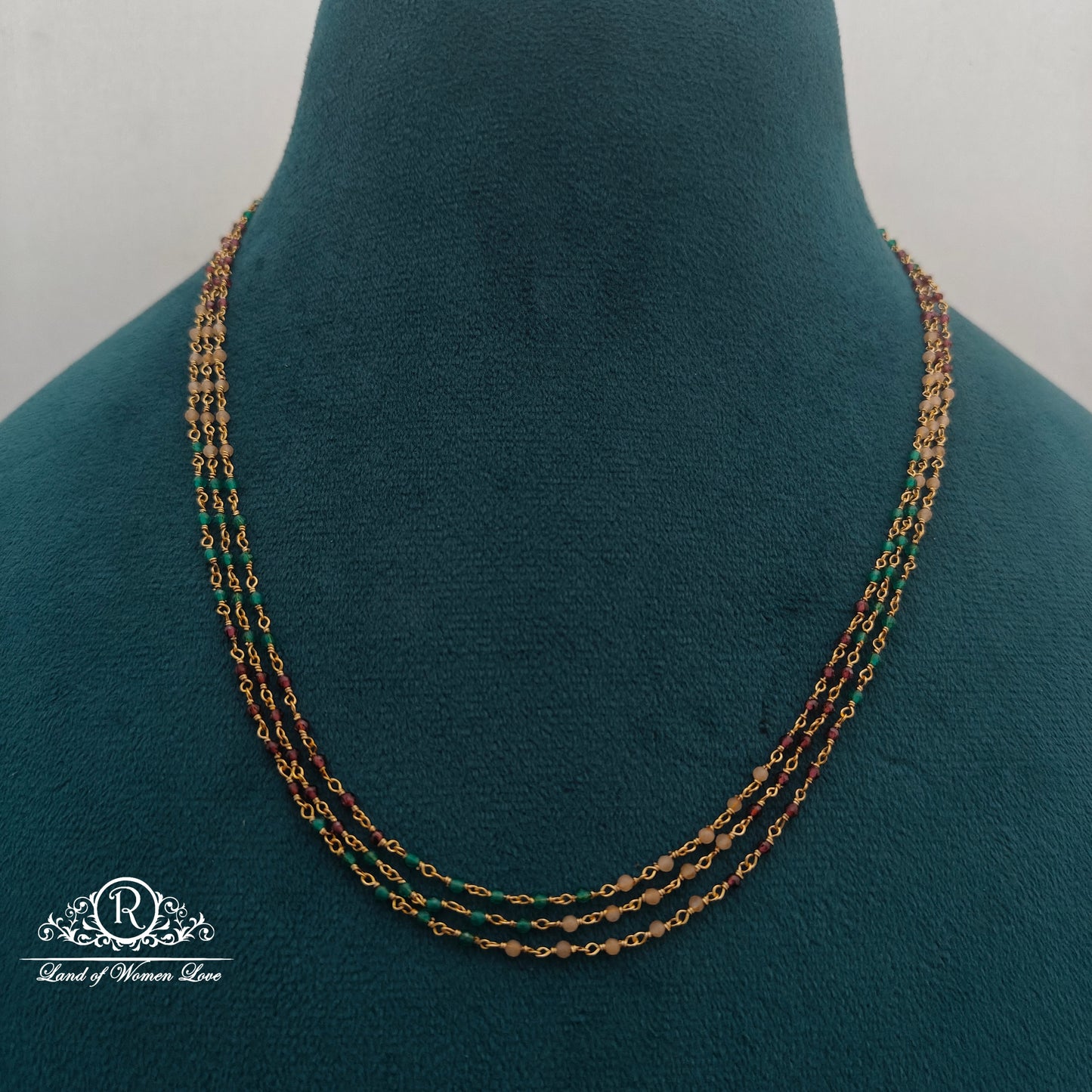 92.5 silver beads chains-RCMJ290
