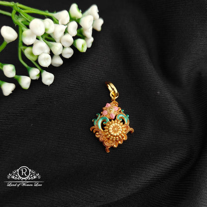 92.5 Silver Flower Locket-RCR082