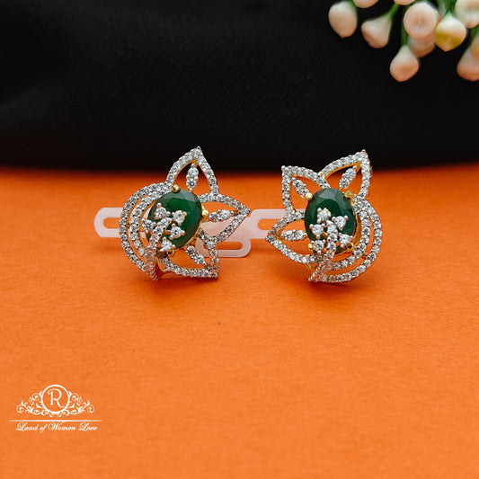 92.5 SILVER Diamond Finishing Earrings-RCCP101-1
