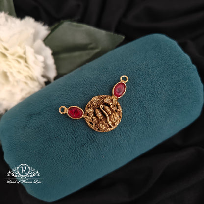 92.5-SILVER RAMPARIVAR  MALA LOCKET -RCM1523