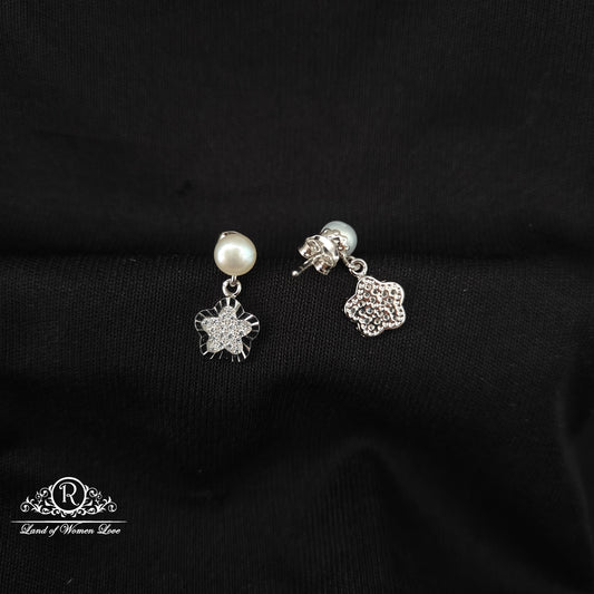 92.5 SILVER PEARL EARRINGS-RCG325