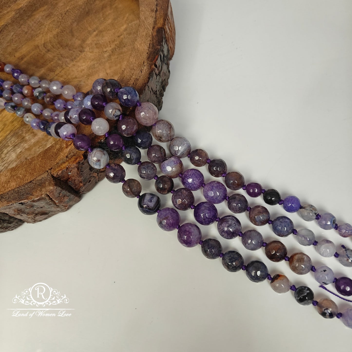 Purple grading cutting beads -RCMR32