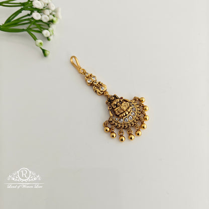 92.5 silver Lakshmi Devi design tikka-RCR327