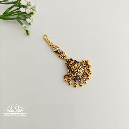 92.5 silver Lakshmi Devi design tikka-RCR327