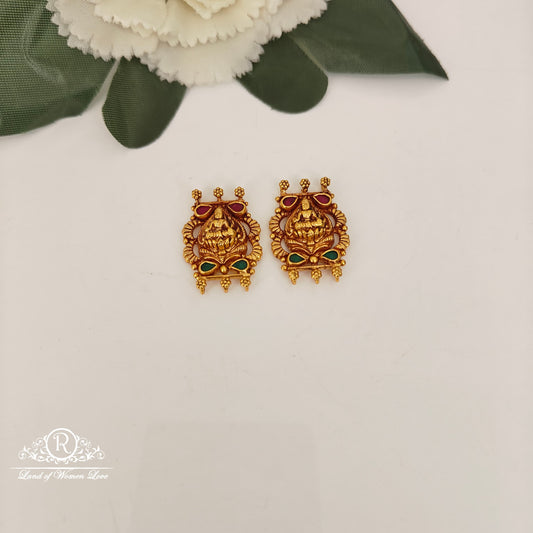 92.5-SILVER LAKSHMI DEVI SIDE LOCKETS -RCZ1041