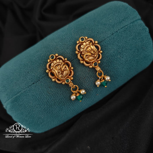 92.5-SILVER PEACOCK EARRINGS-RCM1501