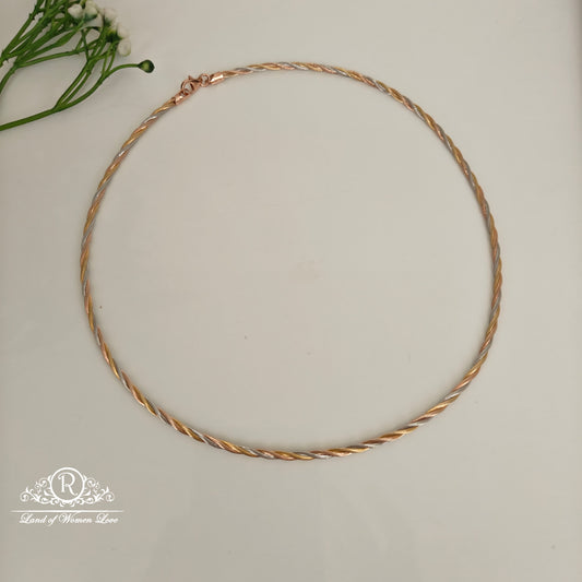 92.5 SILVER TWO TONE HASLI -RCG356