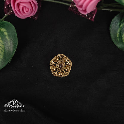 92.5-SILVER MOISSANITE SIDE LOCKET-RCMJ178