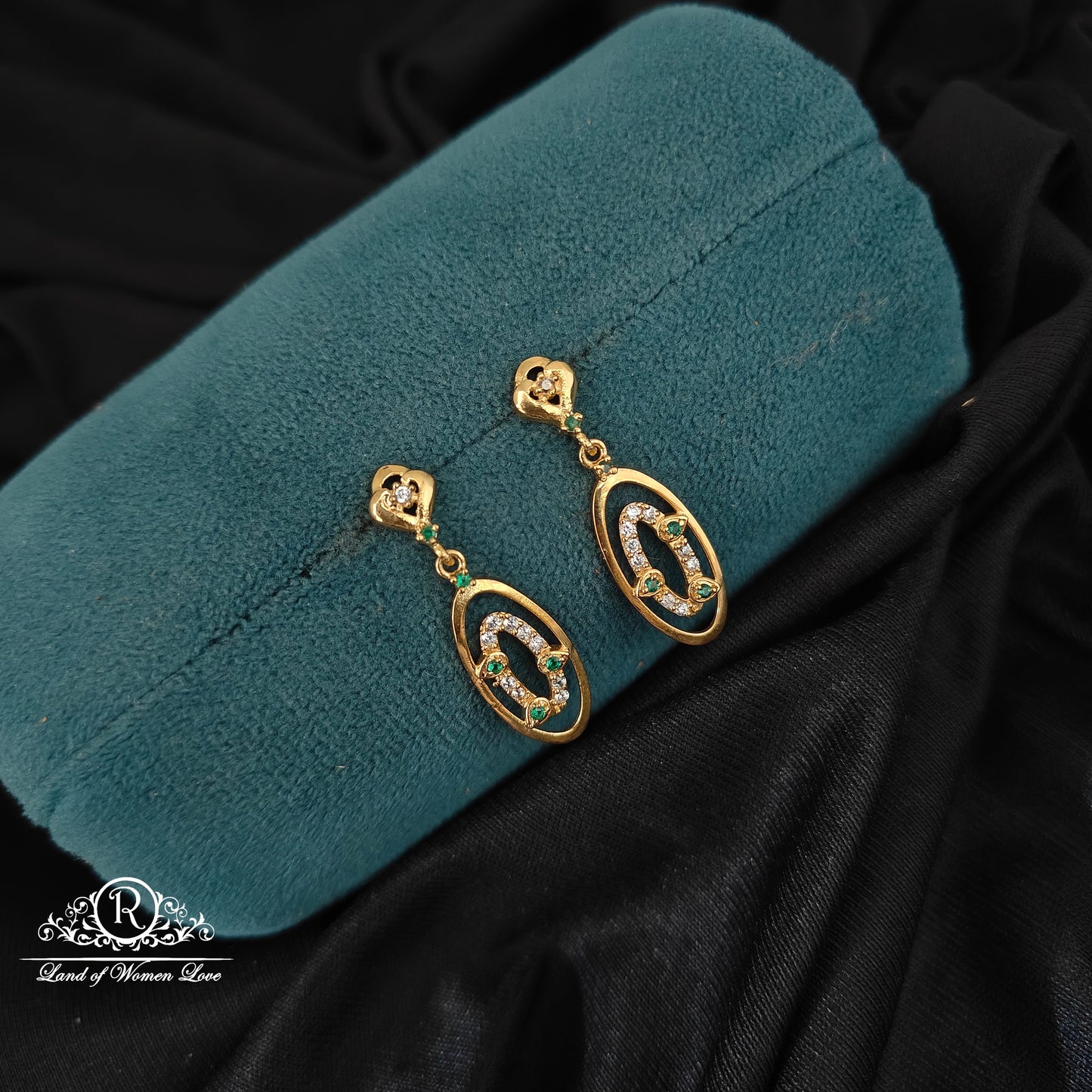 92.5silver small earrings-RCHD010-3