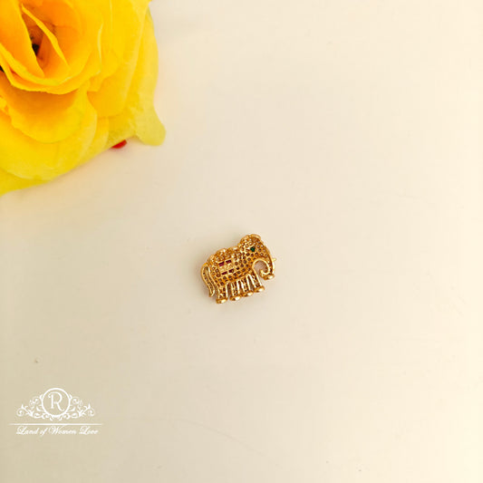 92.5 SILVER ELEPHANT SIDE LOCKET -RCL93-1