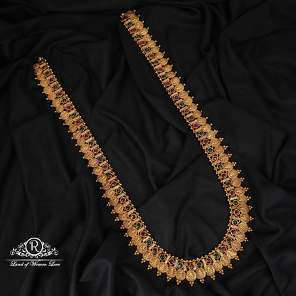 92.5-SILVER LAKSHMI DEVI DESGIN KASU HARAM-RCZ946