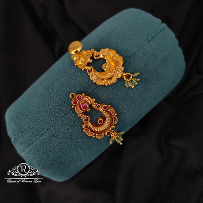 92.5 SILVER CHANDBALI EARRINGS-RCJR1052