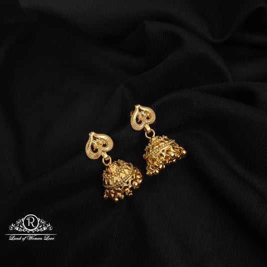 Silver jhumkas -RCH366