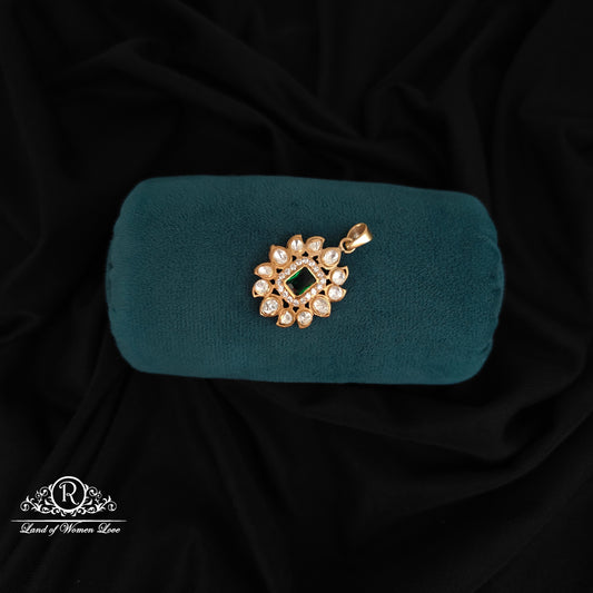 92.5 SILVER MOSSINATE LOCKET-RCNJ03