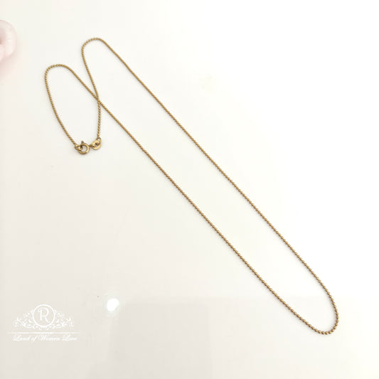 92.5 silver gold polish italian chain-RCMC001