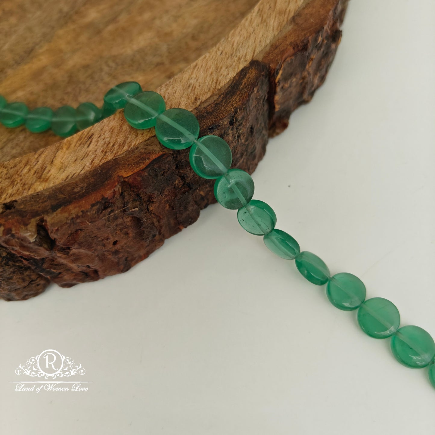 FANCY GREEN BEADS-RCJM111