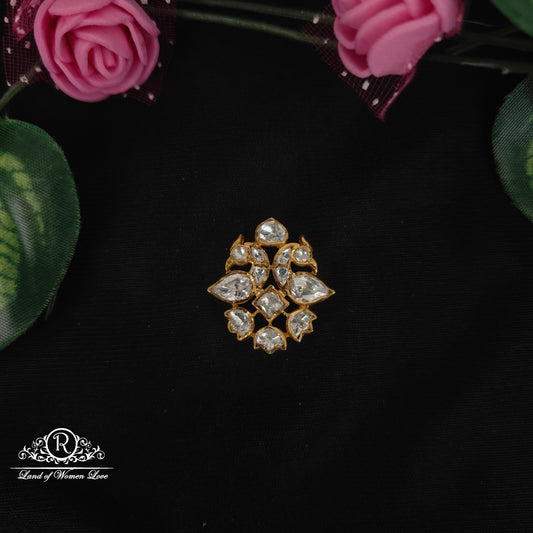 92.5-SILVER MOISSANITE SIDE LOCKET-RCMJ183