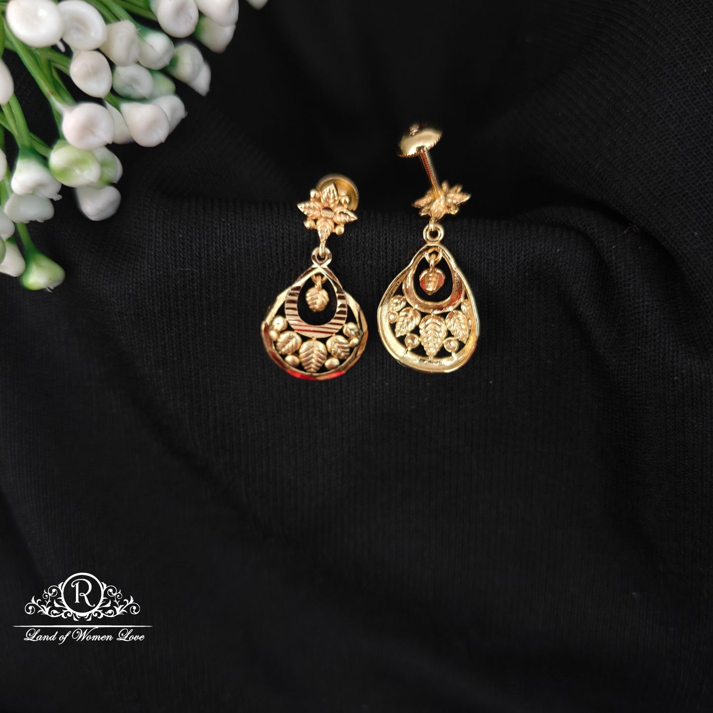 92.5 SILVER TURKSHY MODEL EARRINGS-RCM1401
