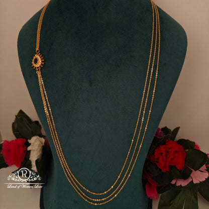 92.5 SILVER GOLD POLISH CHAIN-RCH1099