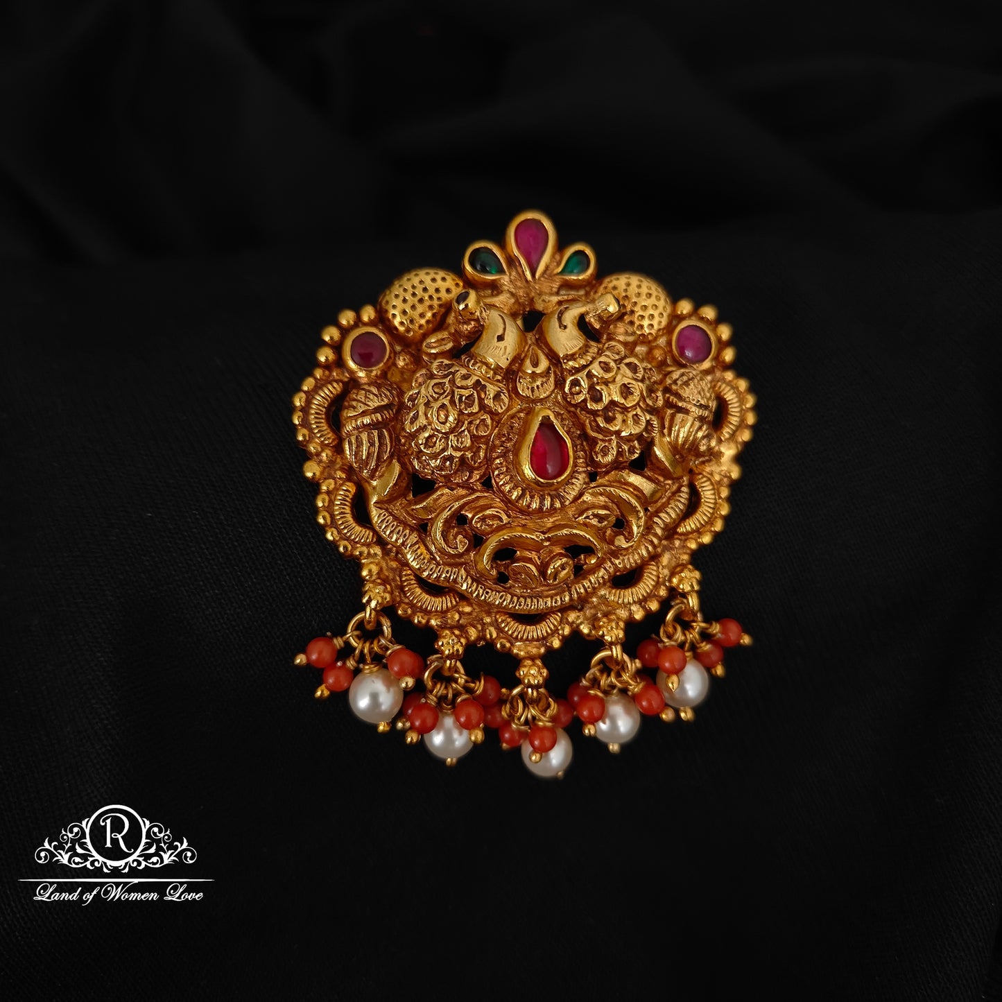 92.5-SILVER LAKSHMI DEVI PENDANT-RCZ976