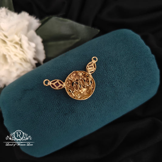 92.5-SILVER RAMPARIVAR  MALA LOCKET -RCM1523