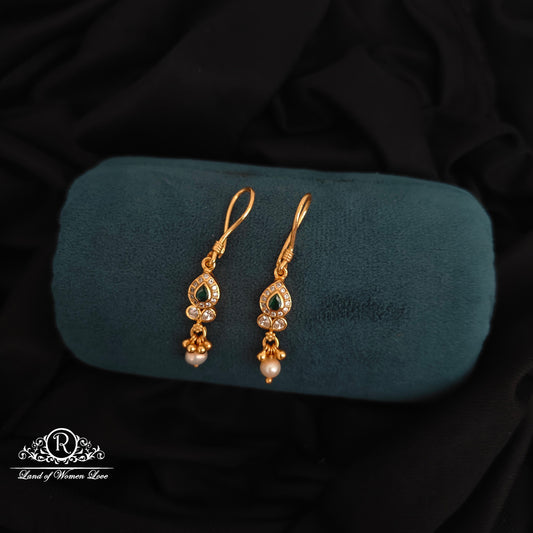 92.5 SILVER HOOK MODEL EARRINGS-RCZP059