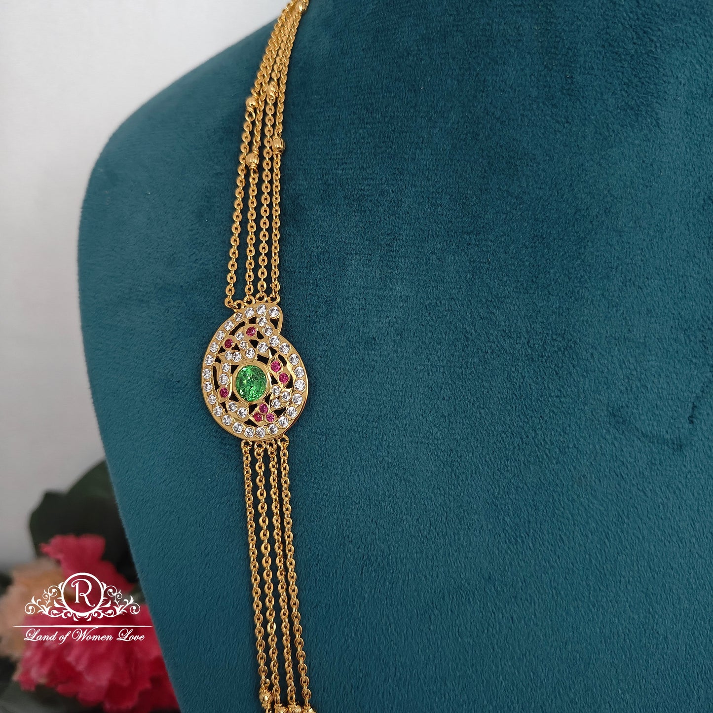 92.5  SILVER SIDE LOCKET CHANDRAHARAM -RCK298-7